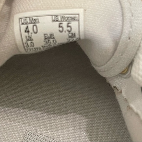 Vans women’s Gold Glitter Sneakers Sparkly Shoes Festival Disco 5.5 - Picture 10 of 10